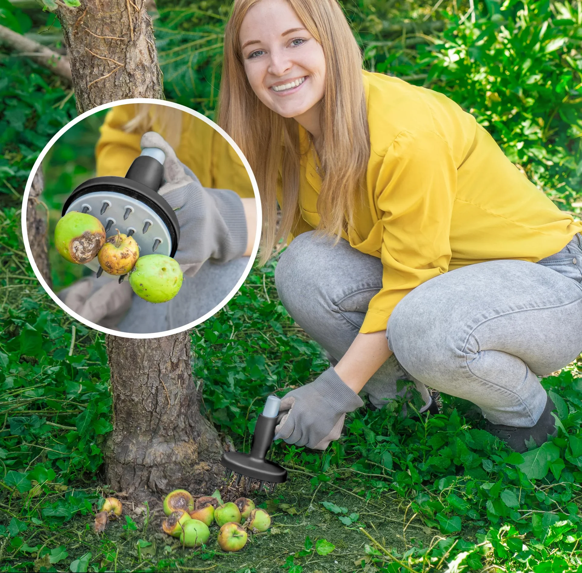 Hand - Laubpicker schwarz - 1
