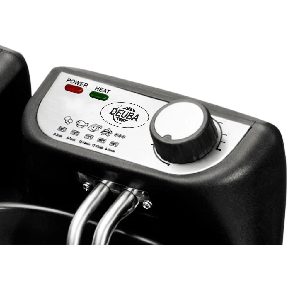 Fritteuse Doppel-Friteuse - 2×3 Liter 43 cm - 0