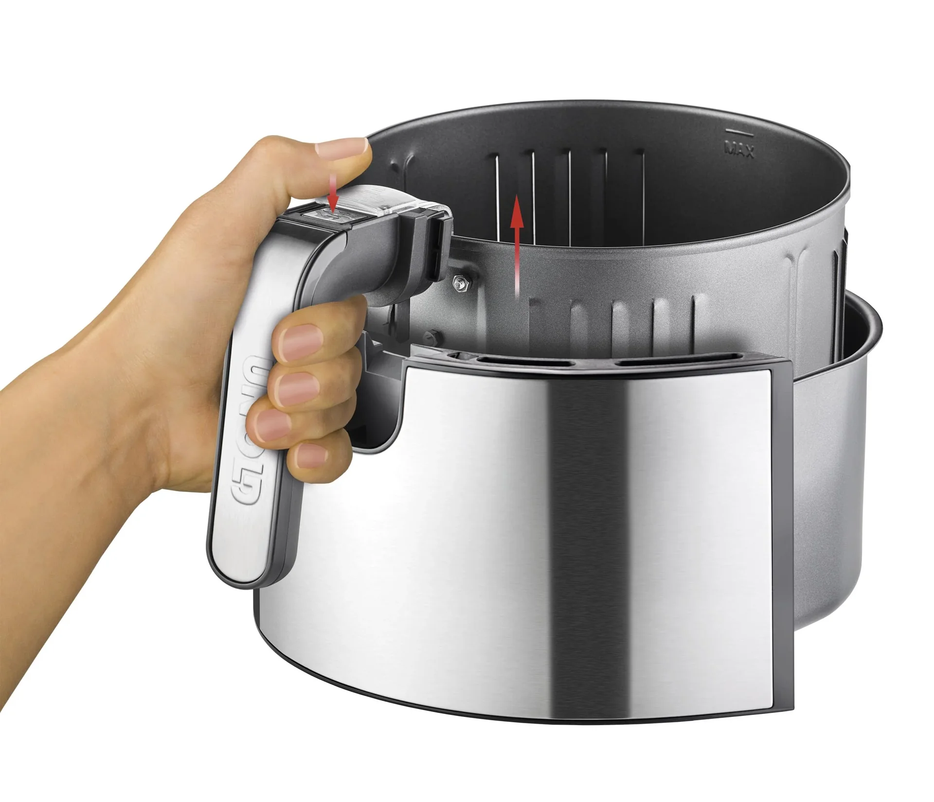 Heißluftfritteuse XL 5 L Edelstahl - 4