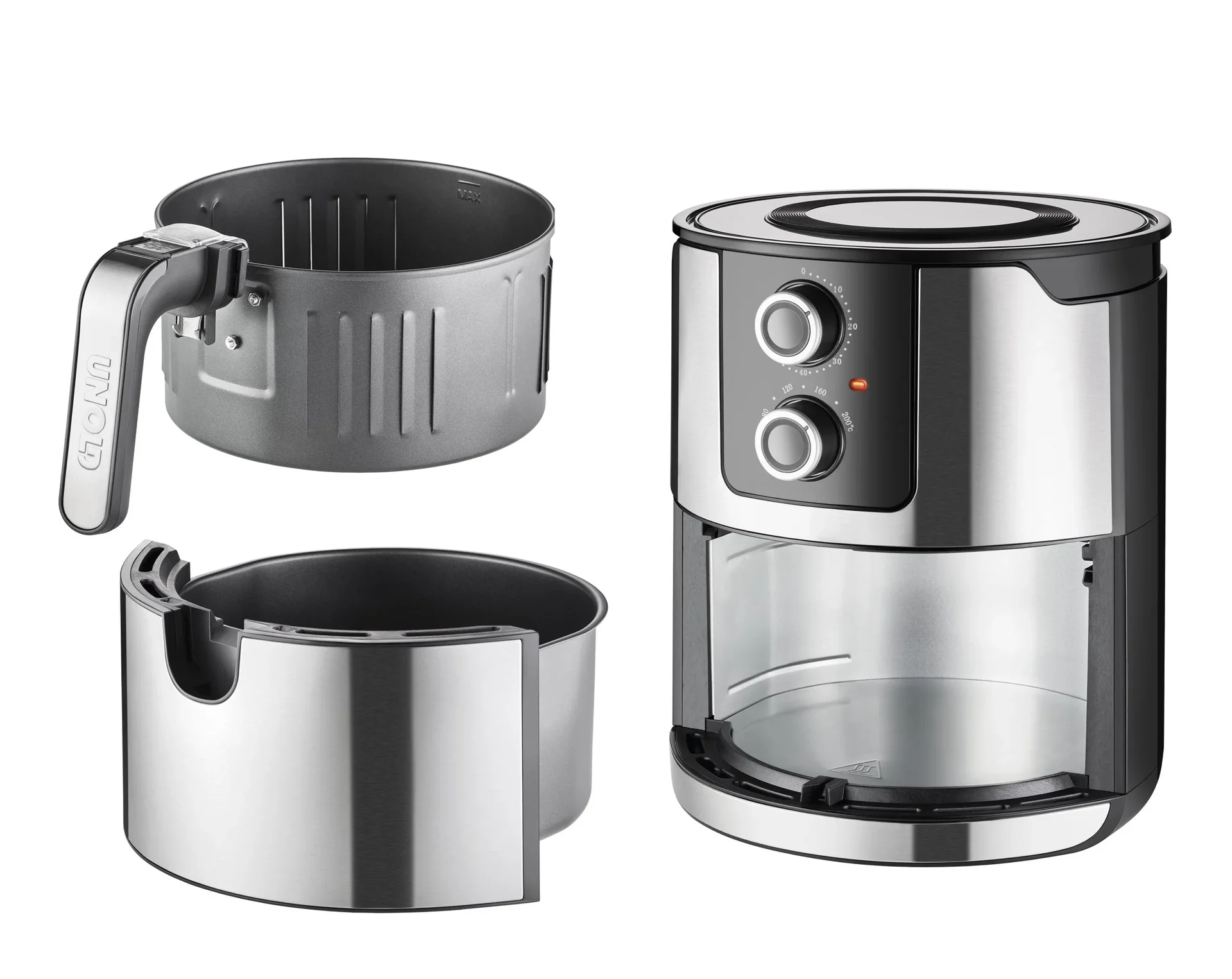 Heißluftfritteuse XL 5 L Edelstahl - 9