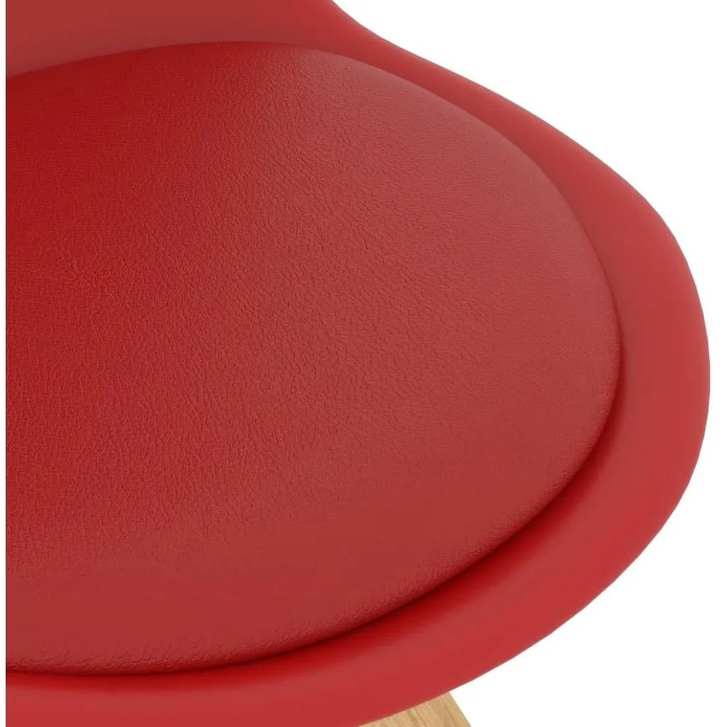 Esszimmerstühle 2 in rot - 1