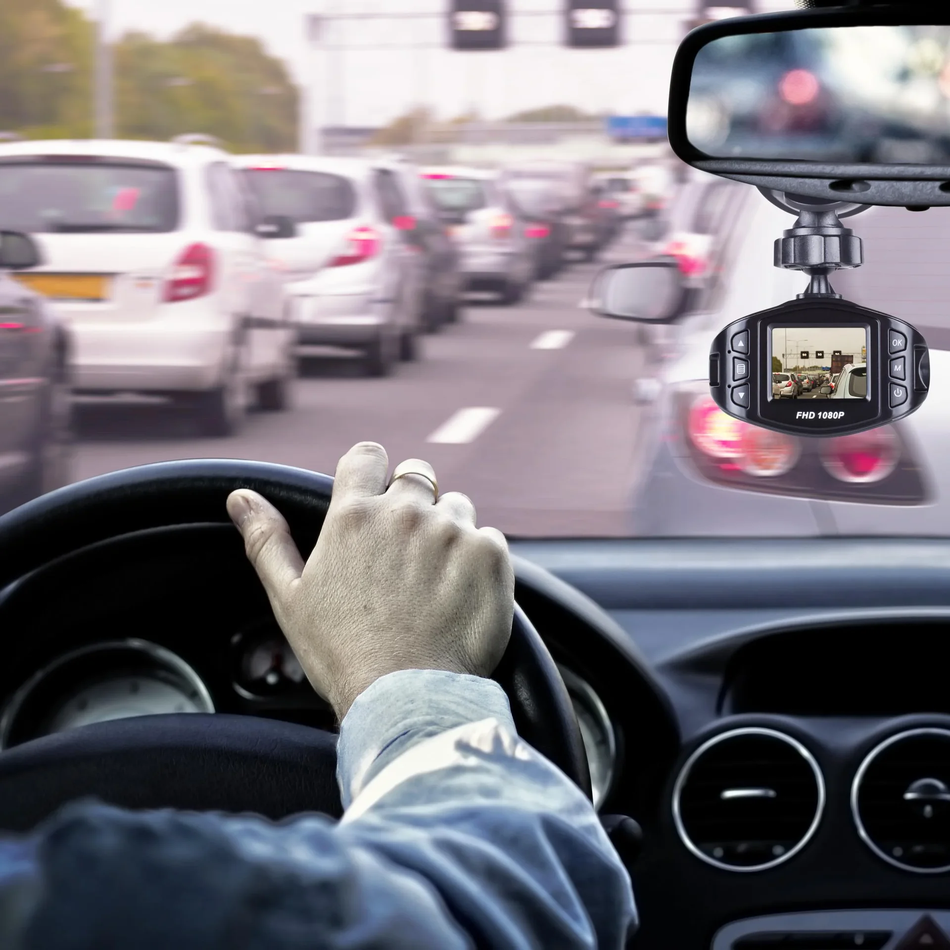Dashcam Full-HD 1080P mit 120° Erfassungswinkel und 1,5 Zoll Display - 6