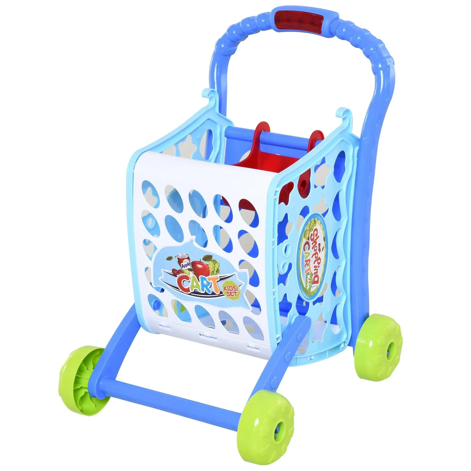 Kinder Einkaufswagen mit Zubehör - 0
