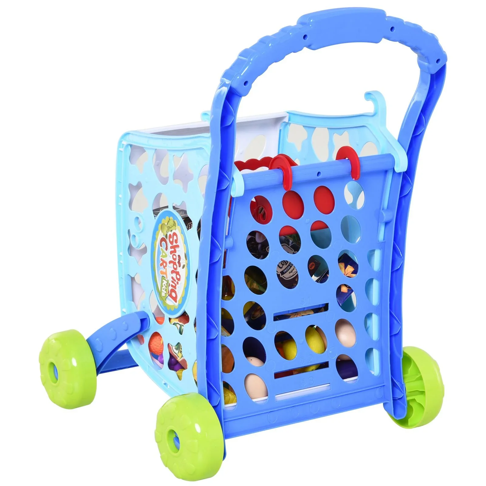Kinder Einkaufswagen mit Zubehör - 3