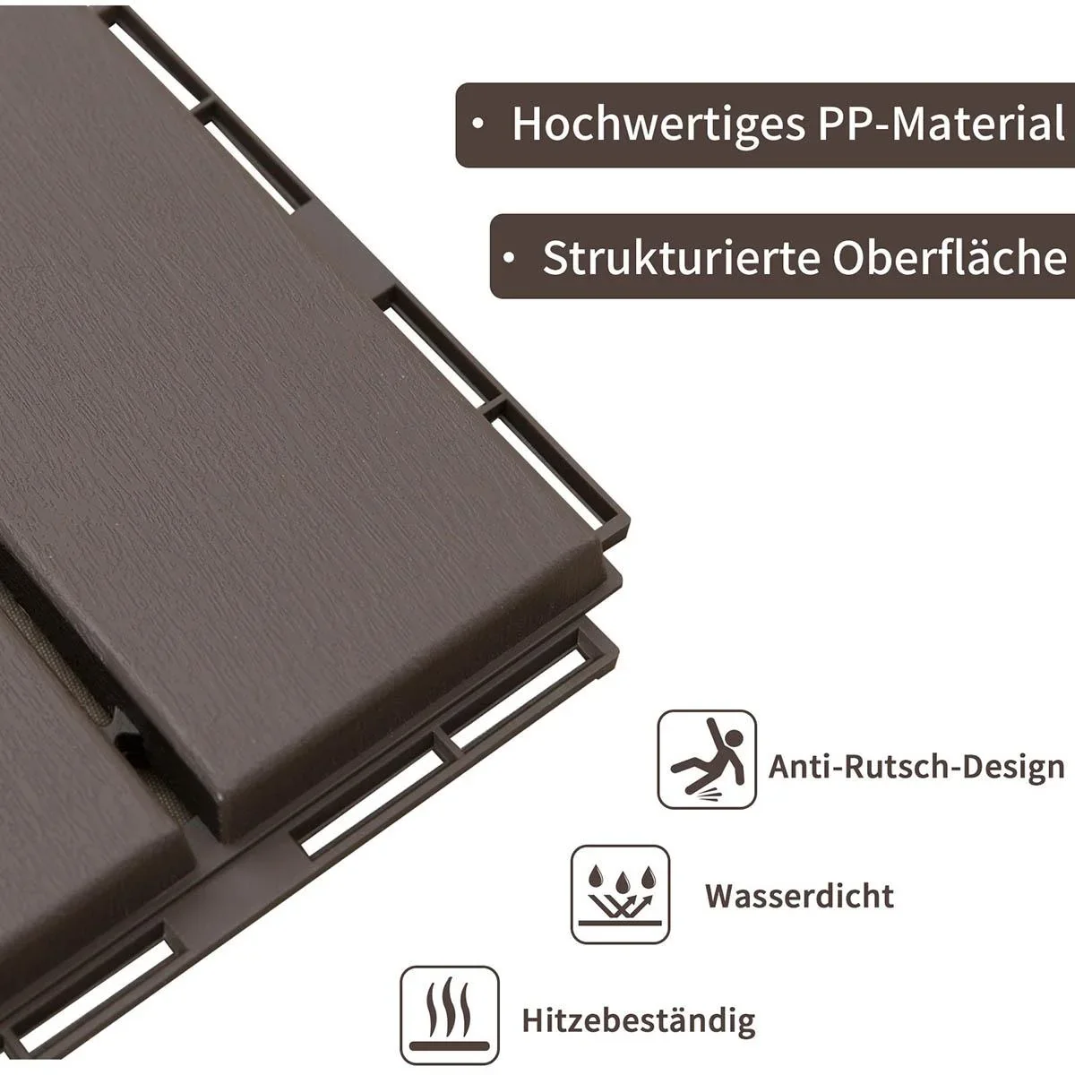 4-teiliges Gartenmöbel-Set mit Sofa, Stühlen und Beistelltisch dunkelgrau - 2