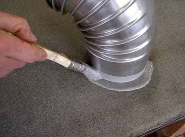 Aqua Dicht 300 ml - streichbare, elastische Reparatur Dichtmasse, Farbe Grau - 1