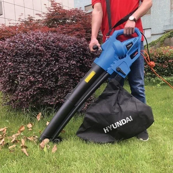 3-in-1 Laubbläser 3000W - Häcksler - Kolben - Vakuum mit Gartenabfallbeutel 30L - 4