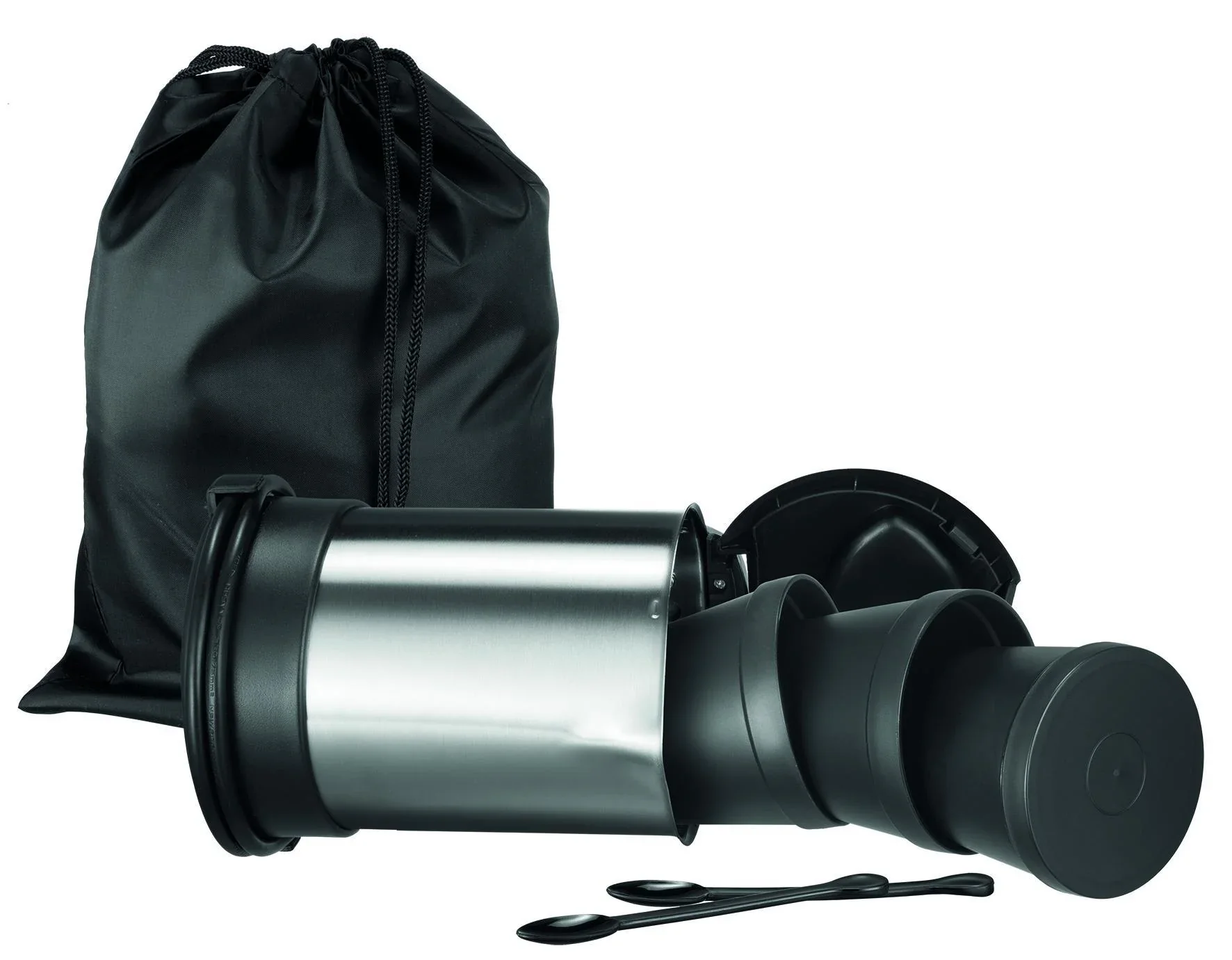 Edelstahl-Reiseblitzkocher 1000 W, Edelstahlbehälter, 0,5 L Volumen - 0