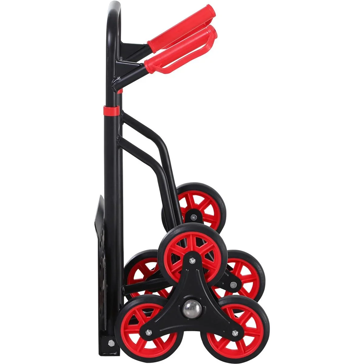 Treppensteiger höhenverstellbar schwarz/rot - 6