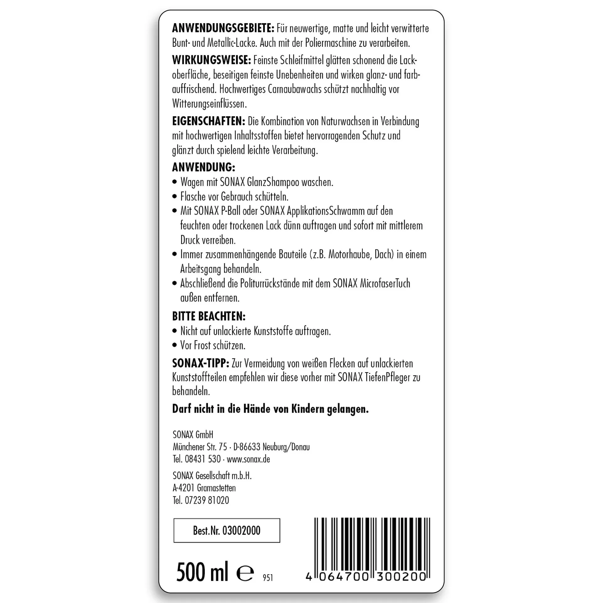 Autopolitur 500 ml - 0