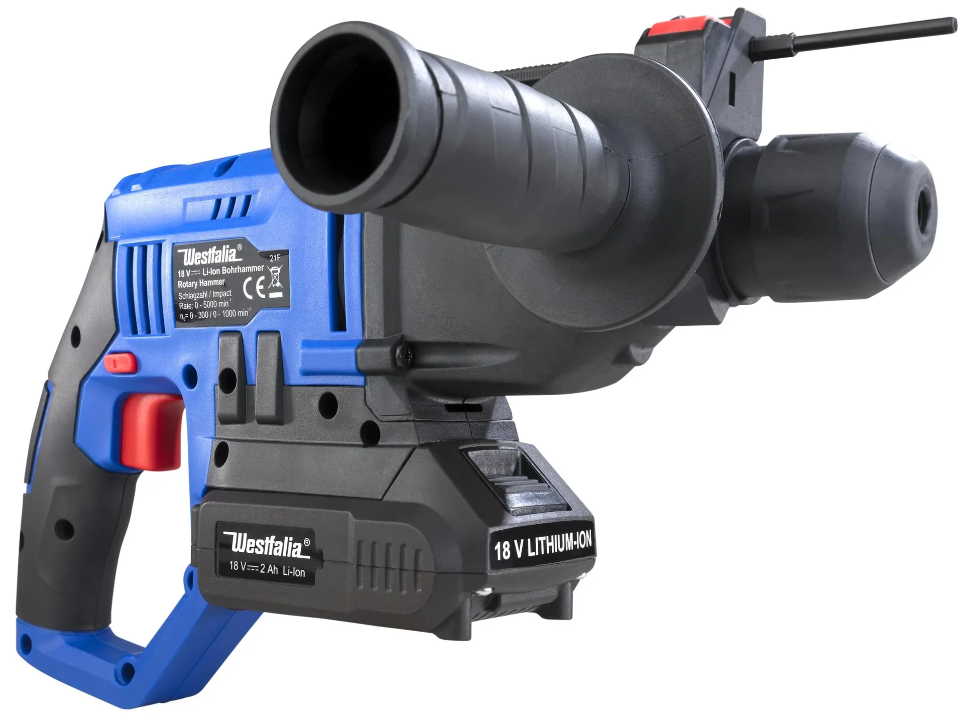 Bohrhammer ABH18 18 V Li - Ion inklusive Akku 2,0 Ah und Ladegerät - 0