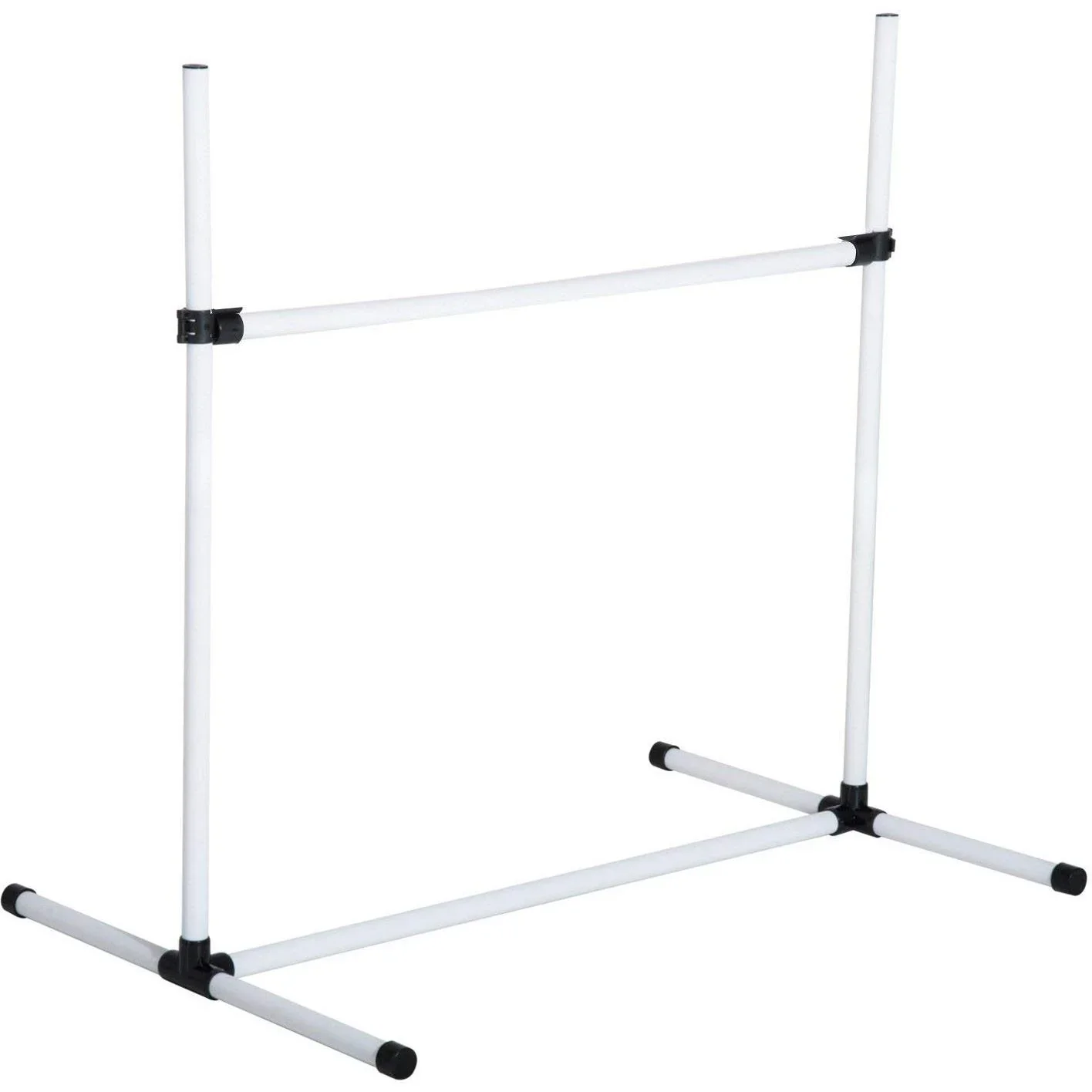 Agility Hürdenset Slalom Stangen Hunde Training Set 4 x Hürden Weiß - 5