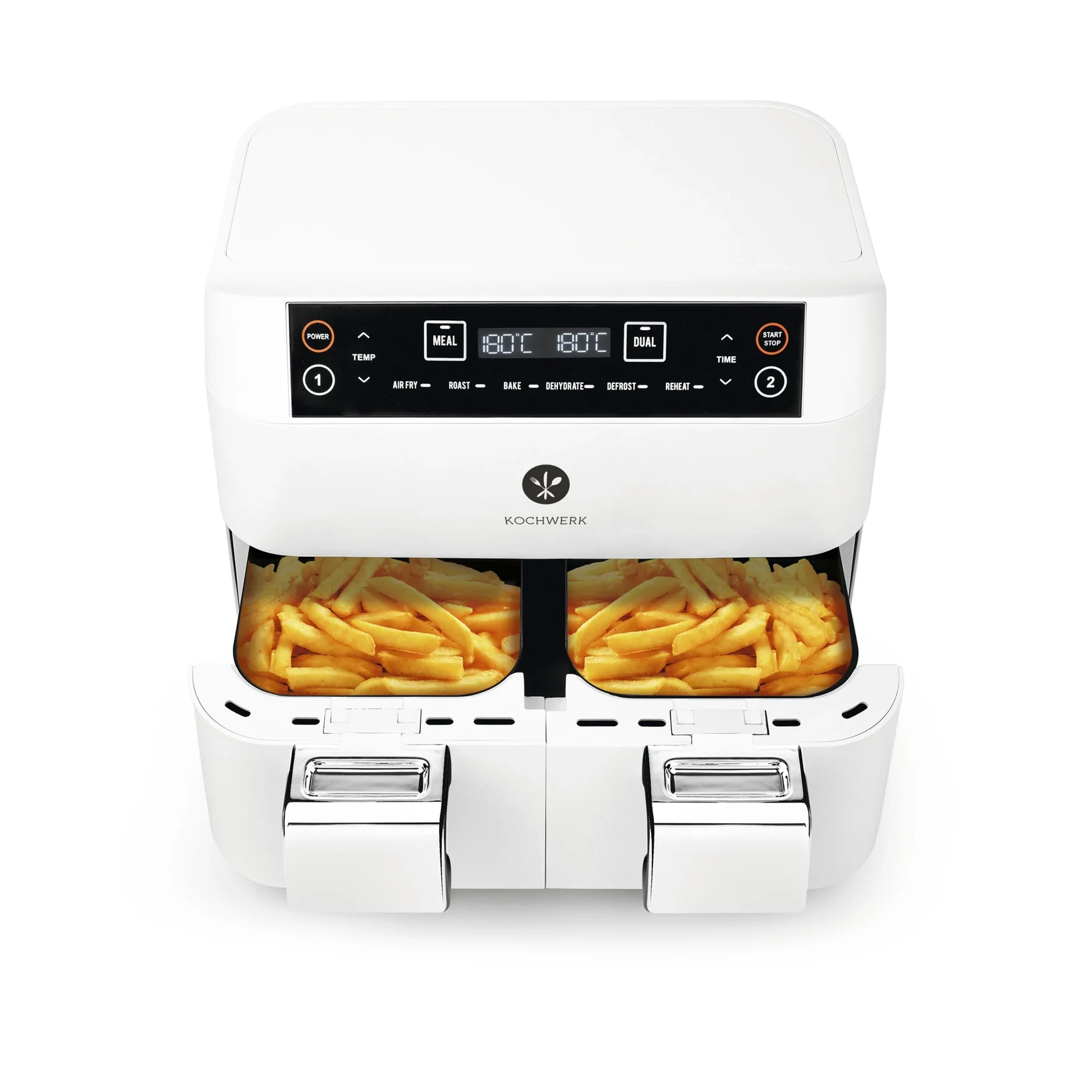 Heißluft-Fritteuse Doppelkorb Kochwerk - 1