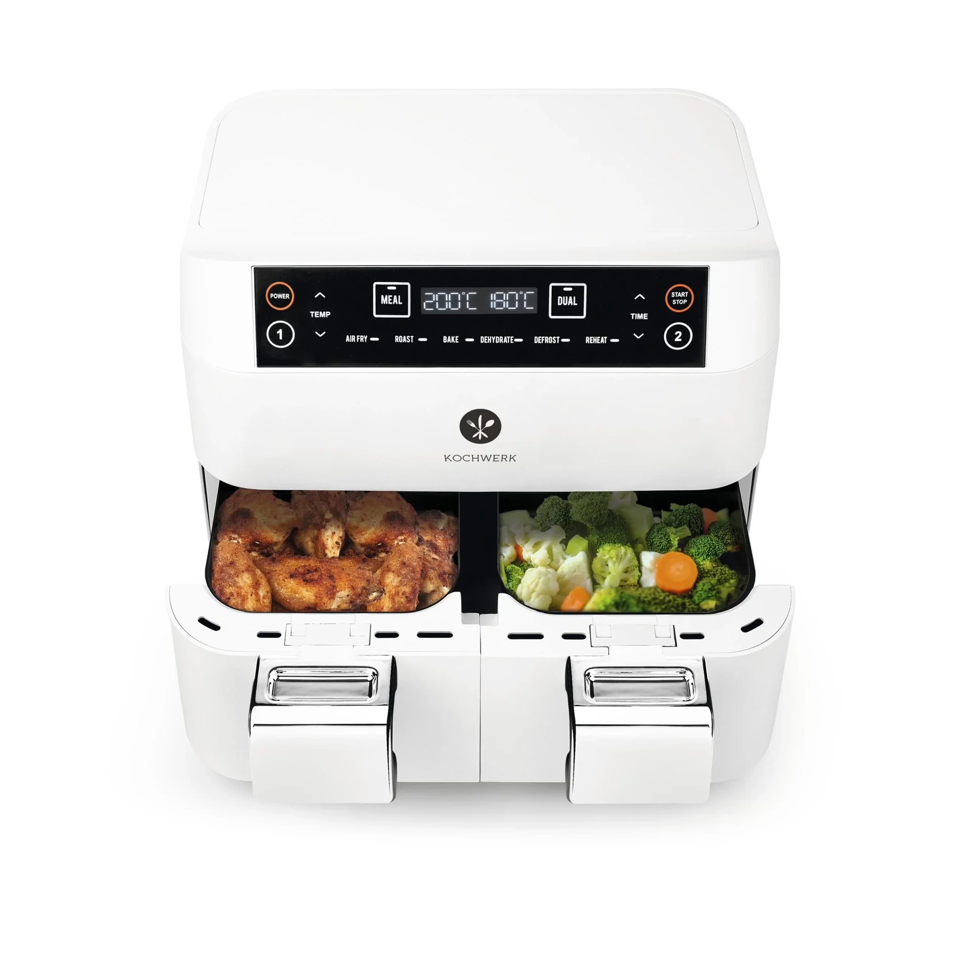 Heißluft-Fritteuse Doppelkorb Kochwerk - 6