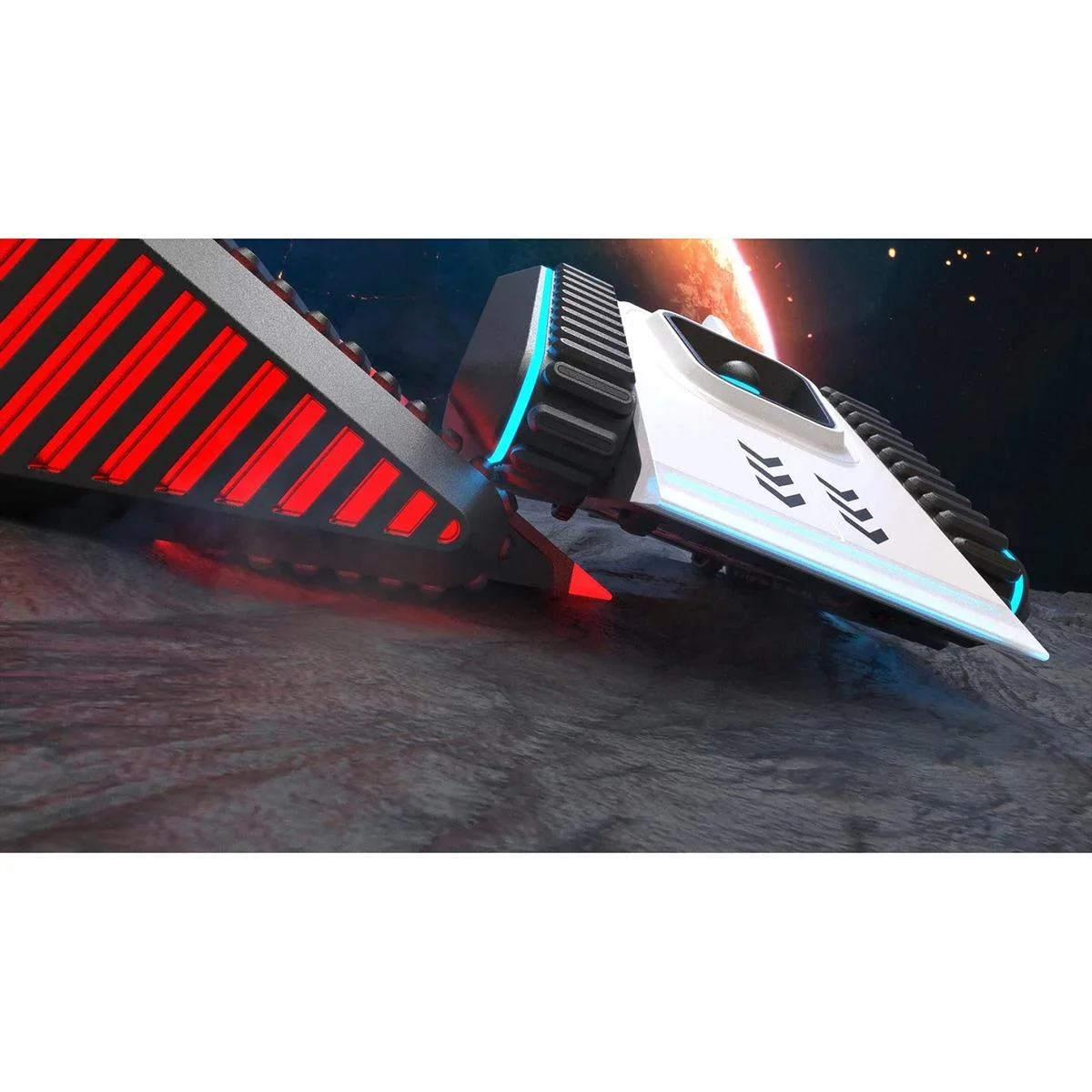 Sharper Image RC Battle Tracks - für zwei Spieler - mit Licht- und Soundeffekten - 7