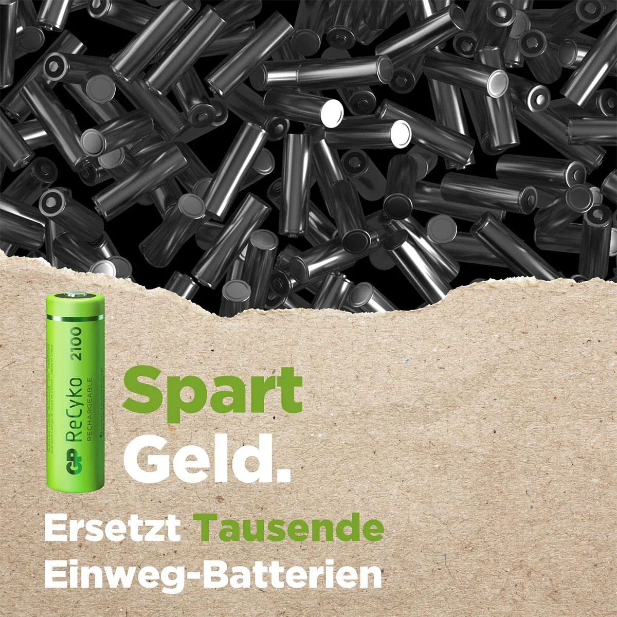 ReCyko Mignon (AA) NiMH Akkus mit 2100 mAh, 1,2V - 8 Stück - 9