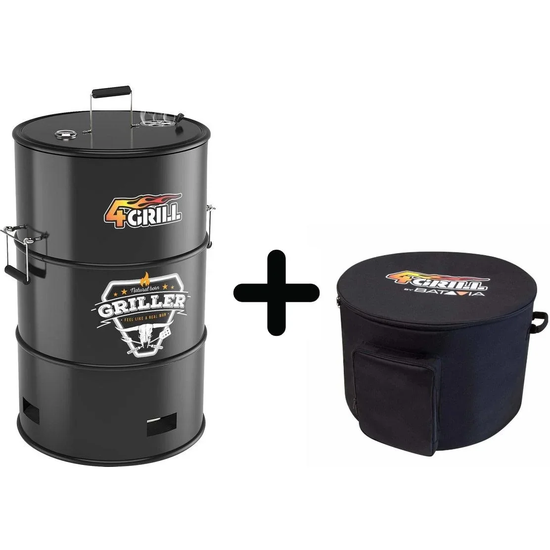 4Grill 4-in-1- BBQ mit 4Grill-Tragekoffer - 2