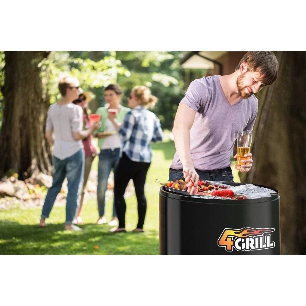 4Grill 4-in-1- BBQ mit 4Grill-Tragekoffer - 5
