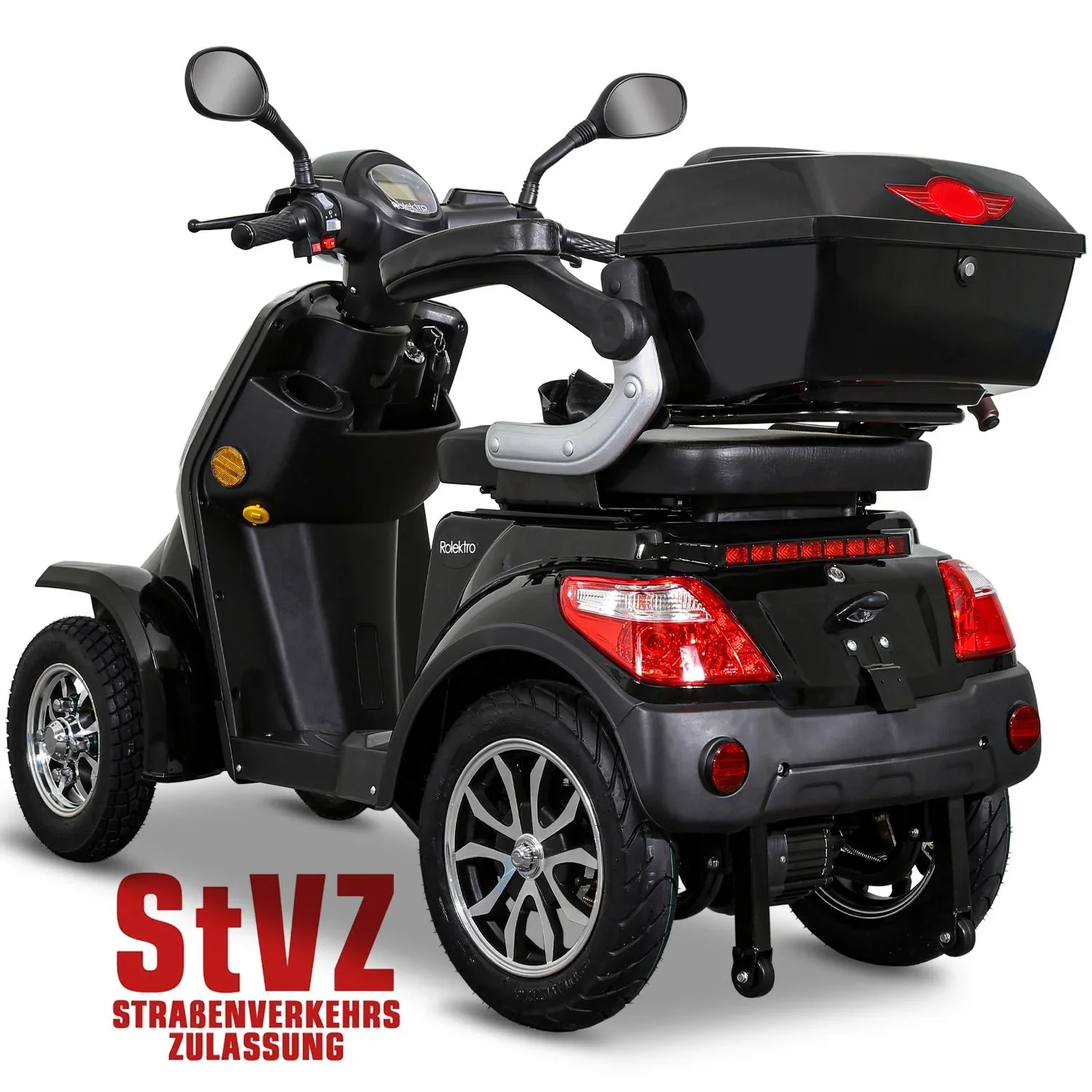 E-Quad 25 V. 2 Schwarz - 1.000 Watt + Straßenverkehrszulassung - 4