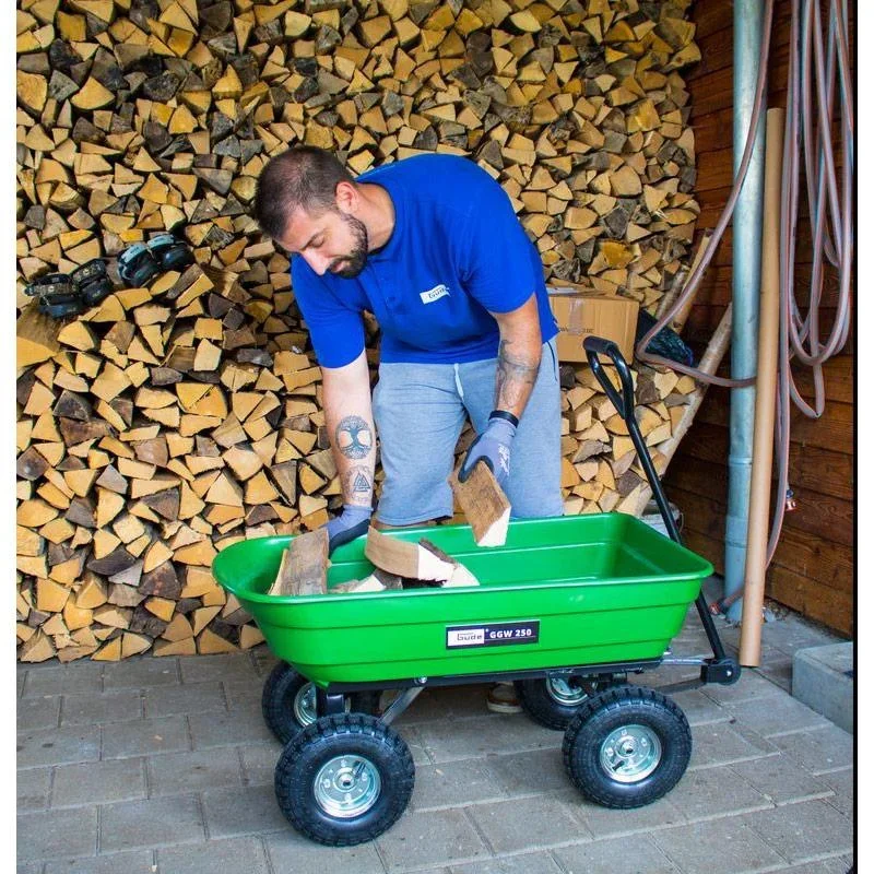 Gartenwagen GGW 250 - Max. 250 kg - 75L - Mit Kippfunktion - 2