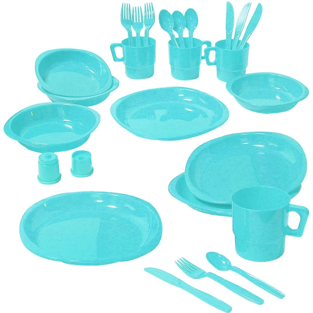 Camp Active Besteckset - 24 Teile - Kunststoff - div. Farben - 2