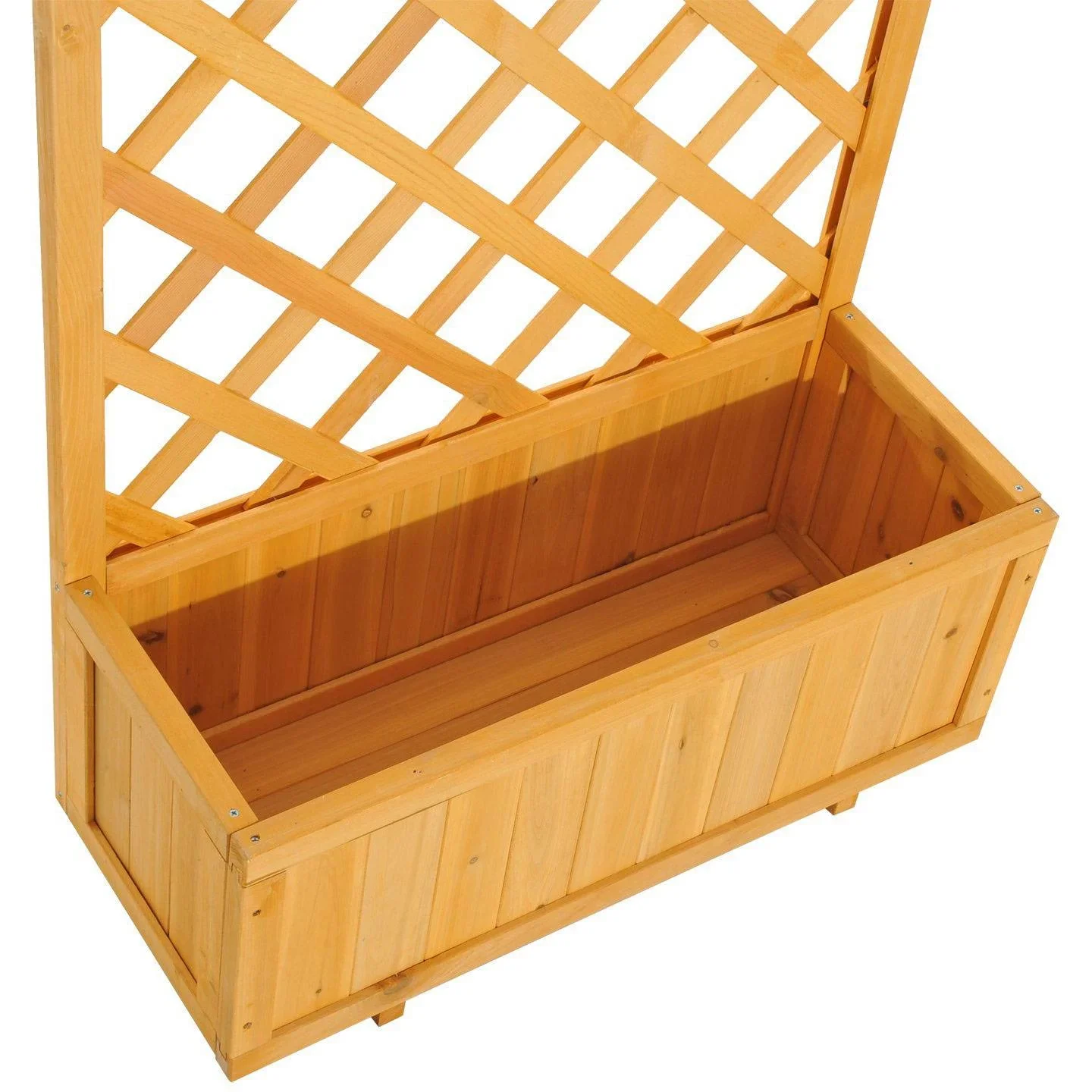 Pflanzkasten mit Rankgitter - 1