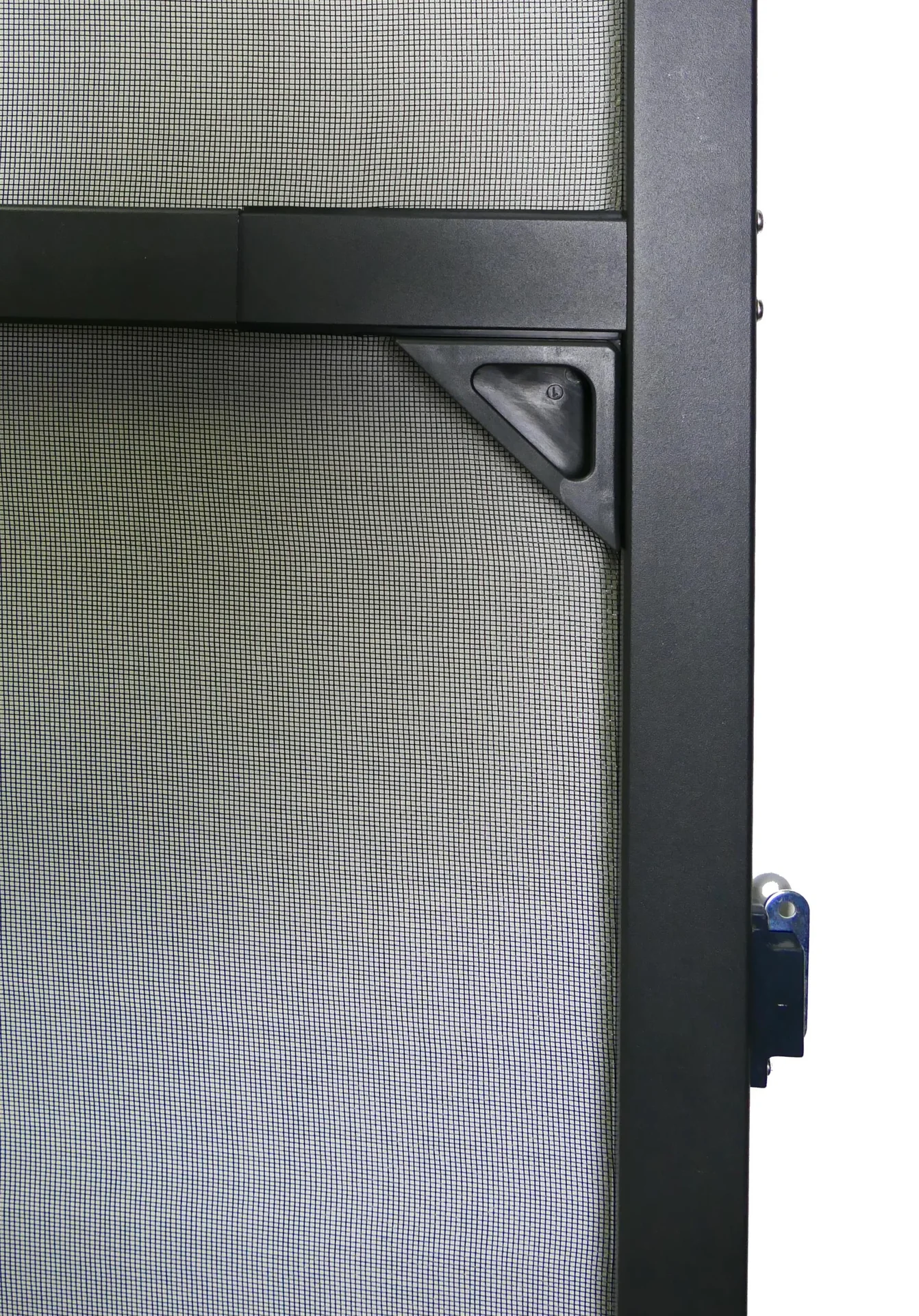 Teleskopierbarer Insektenschutz für Türen, 100 x 215cm, Anthrazit - 3