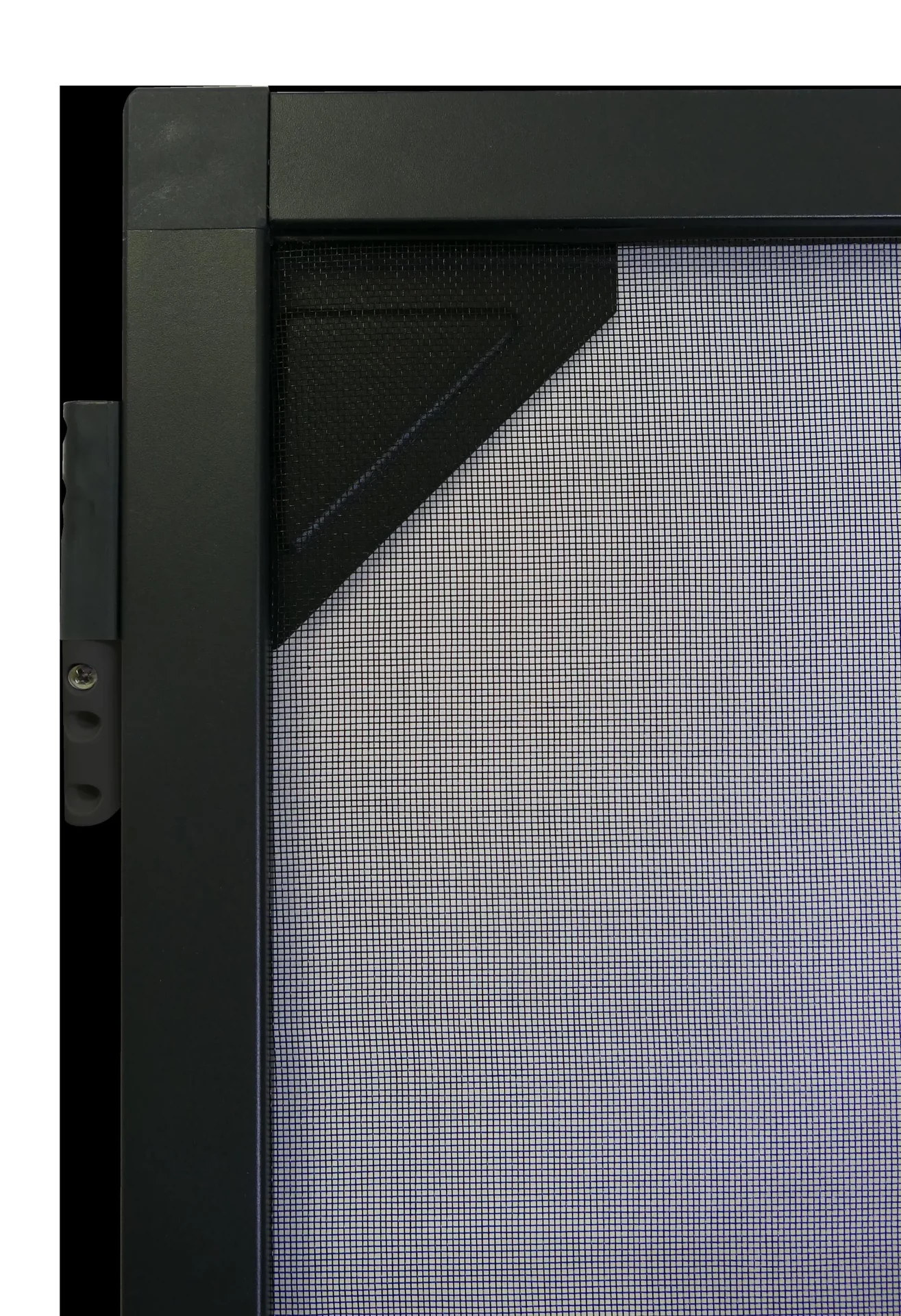 Teleskopierbarer Insektenschutz für Türen, 100 x 215cm, Anthrazit - 4