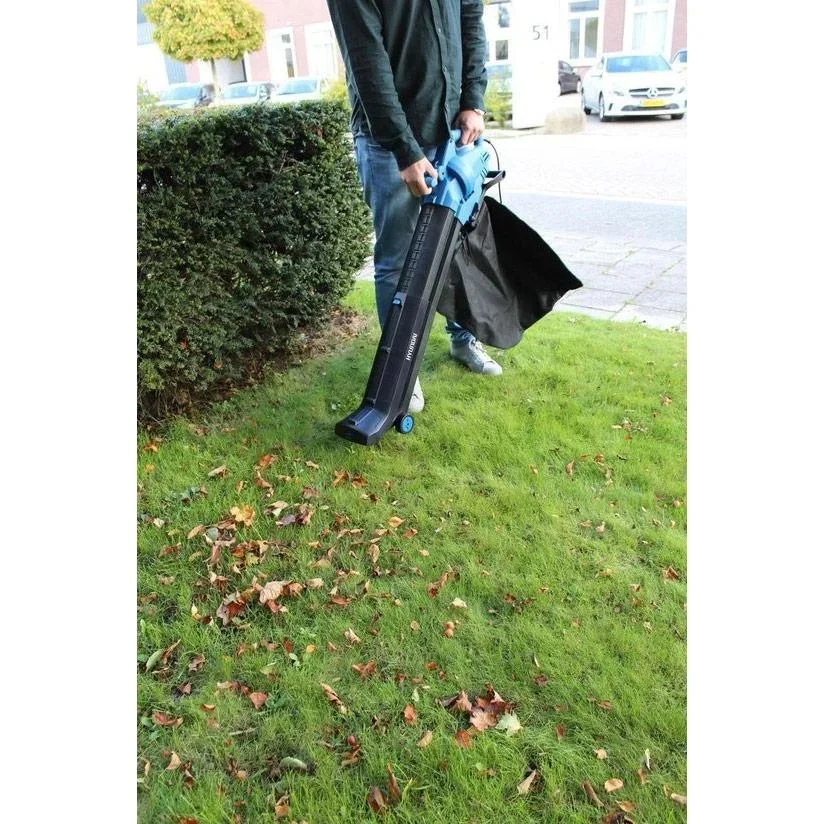 Laubgebläse elektrisch mit Häcksler 2800W 45L mit kostenlosem Gartenabfallbeutel 30L - 1