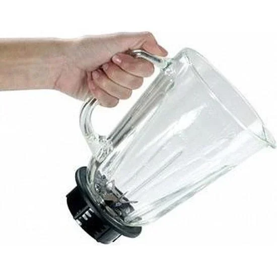 Luxus-Mixer aus Edelstahl mit Glaskanne von 1,6Liter - 500W /800W - 4