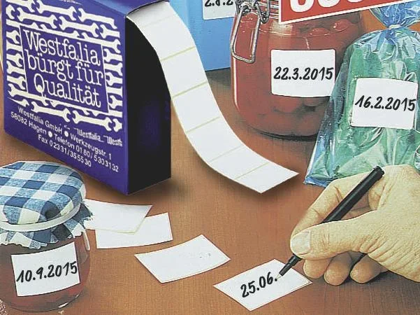 Tiefkühl - Etiketten im Spender, 500 Stück - 0