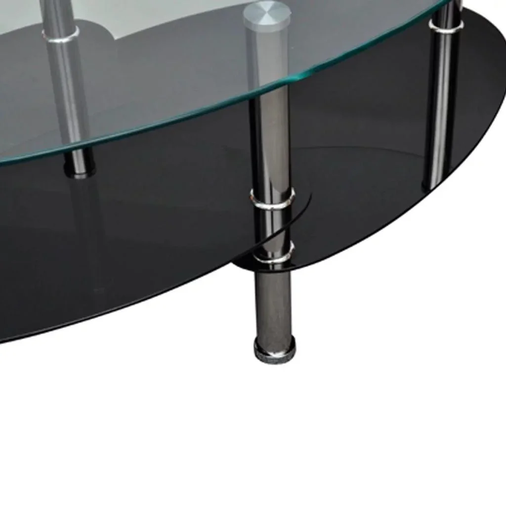 Couchtisch mit exklusivem Design schwarz - 0
