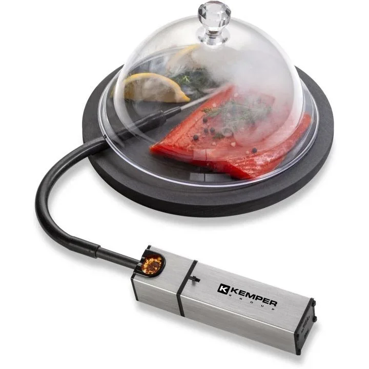 Mini-Räucherofen SB-01 mit duftendem Eichenholz-Sägemehl und zusätzlicher Ofenhaube - 1