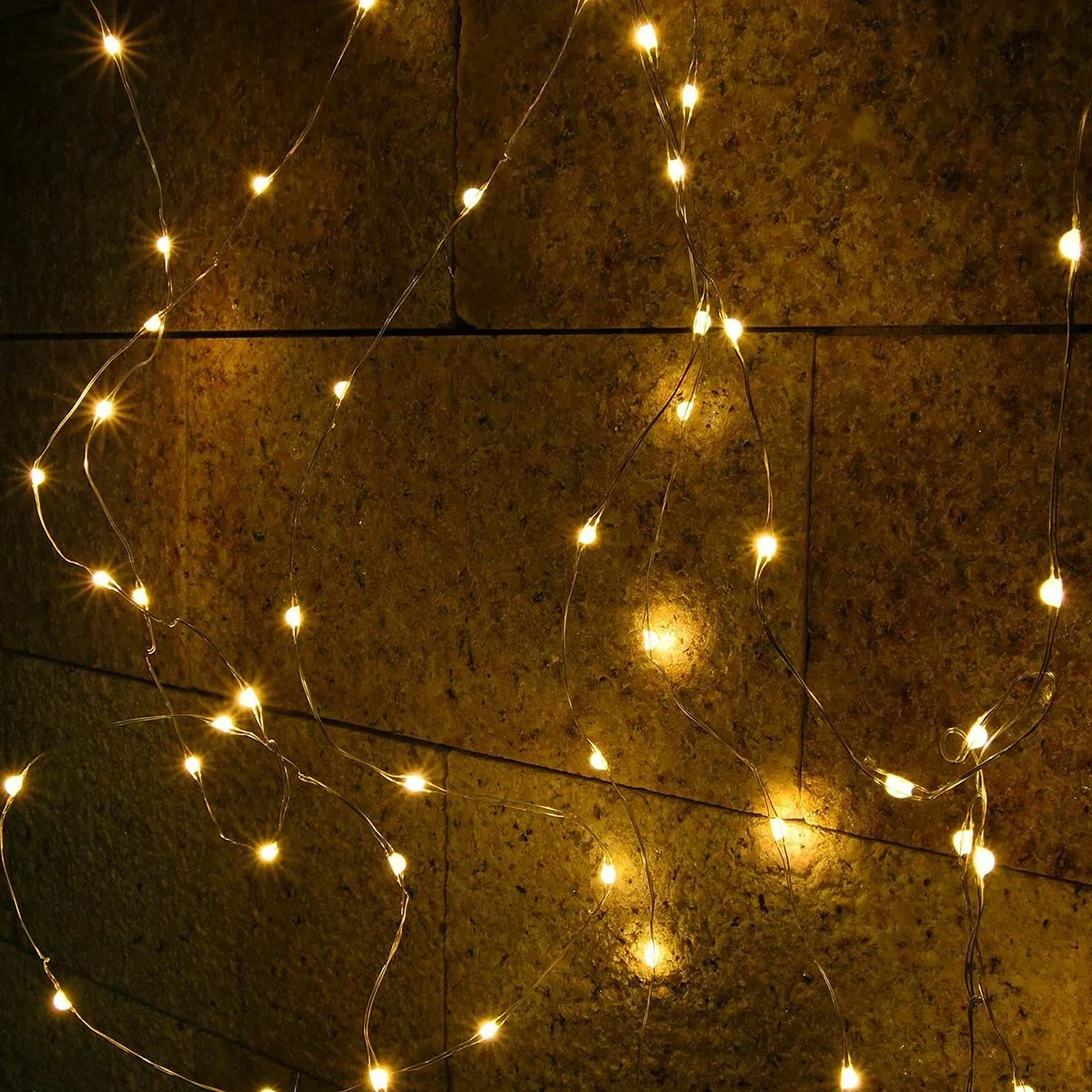 Weihnachtsbeleuchtung - 100 LED - Warmweiß - 563cm - 2