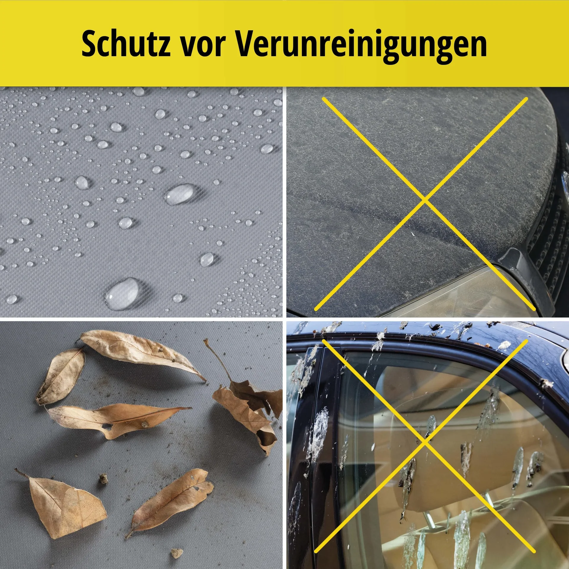 Autoabdeckplane all weather - Größe 8 - 415x172x170cm - PVC beschichtet - 6