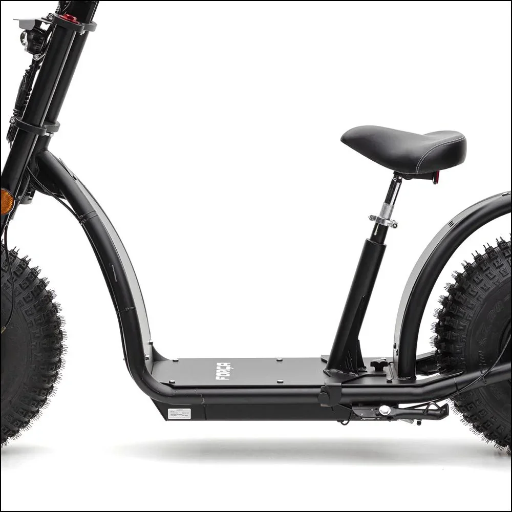 Forca E-Roller "Knumo" 45 km/h, 1500 Watt Safety Plus inklusive Blinkanlage, Gepäck-Case und Lithium-Akku schwarz - 1