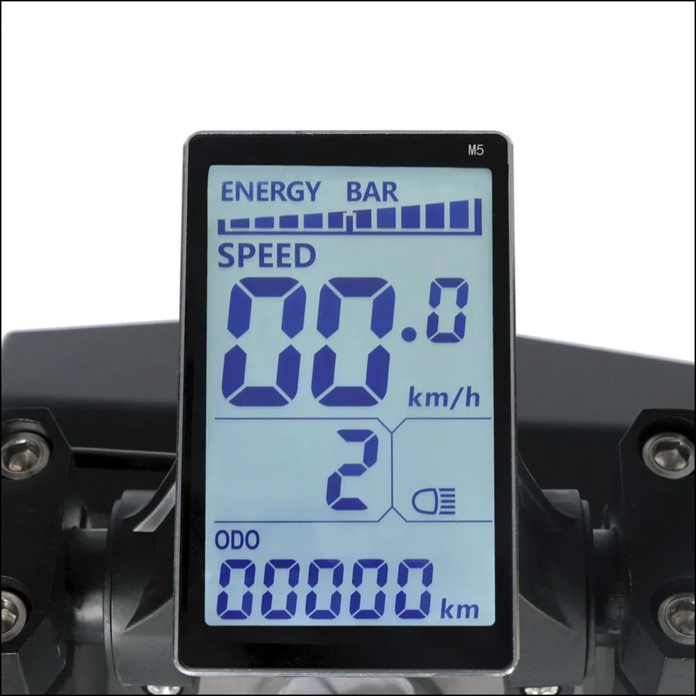 Forca E-Roller "Knumo" 45 km/h, 1500 Watt Safety Plus inklusive Blinkanlage, Gepäck-Case und Lithium-Akku schwarz - 8