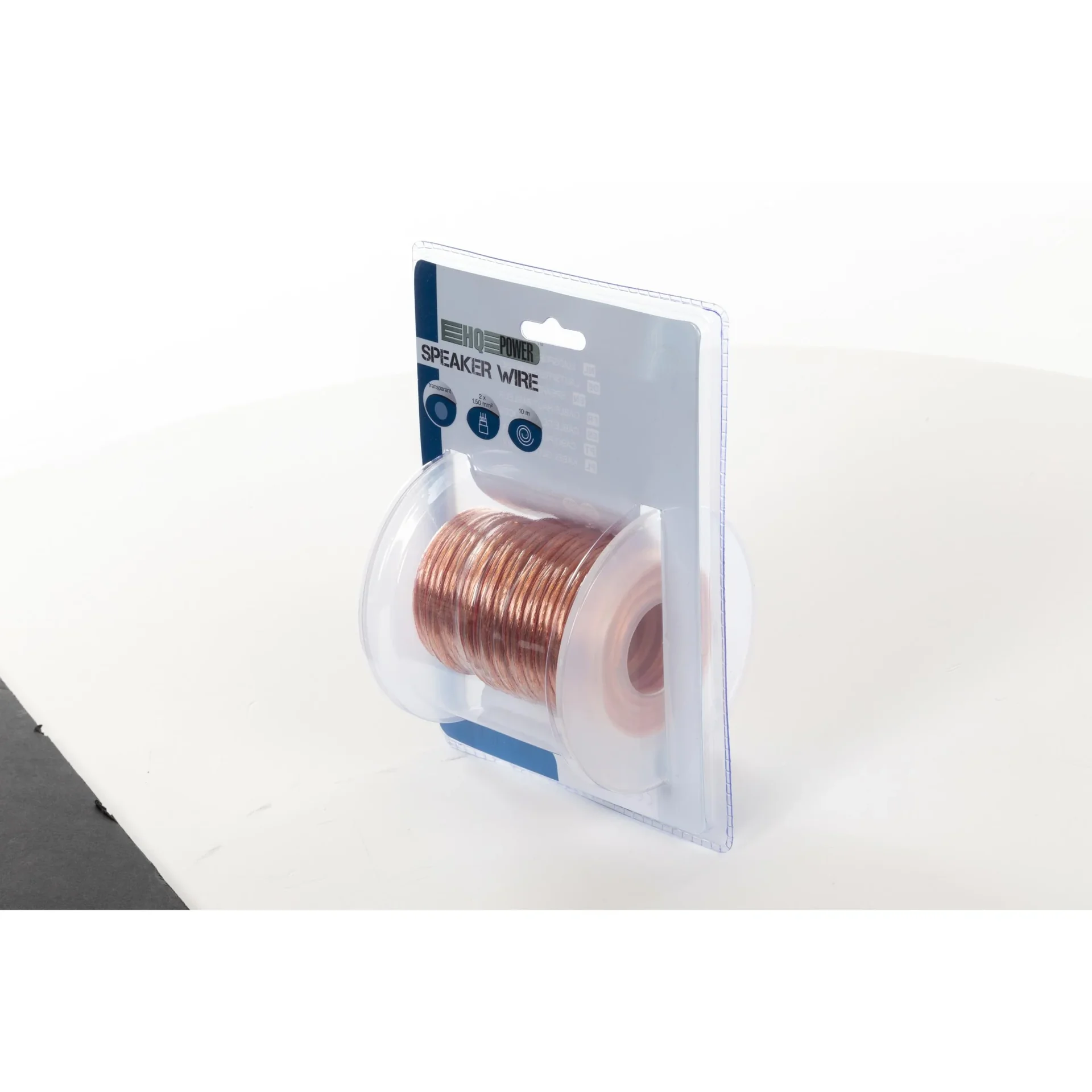 lautsprecherkabel - transparent - 2 x 1.50 mm² - 10 m - 0