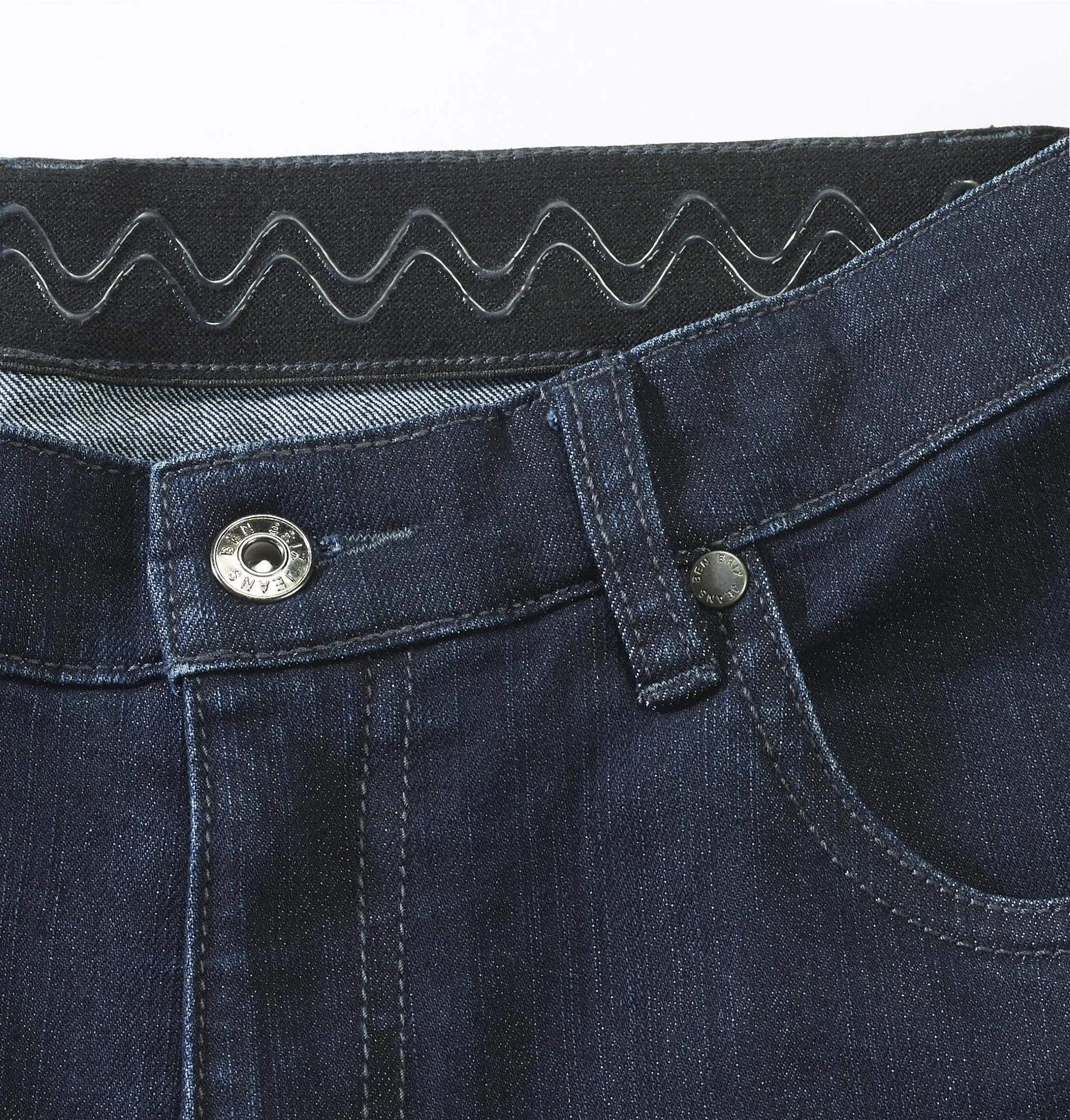 Radfahrer Jeans, Farbe bluestone, Gr.48 - 8