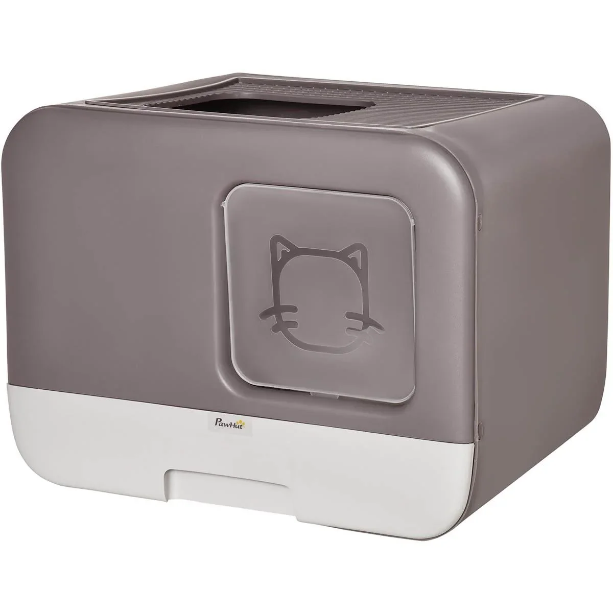 Katzentoilette mit zwei Eingängen und abnehmbarem Boden - 1