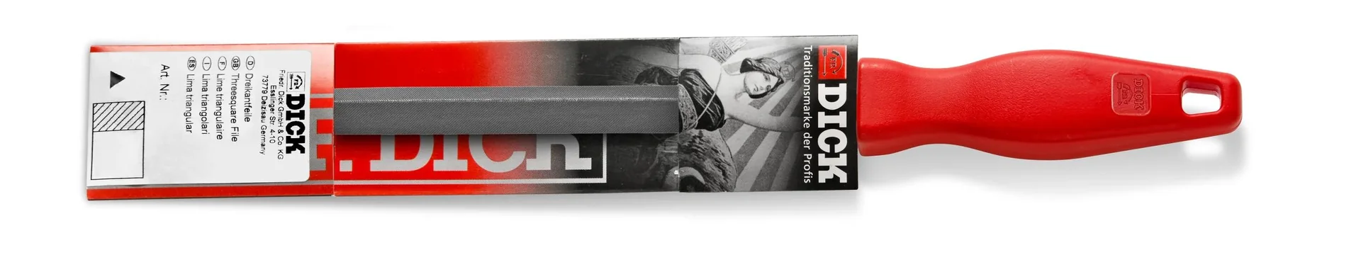 Werkstattfeile dreikant 200mm, Hieb 2 - 0