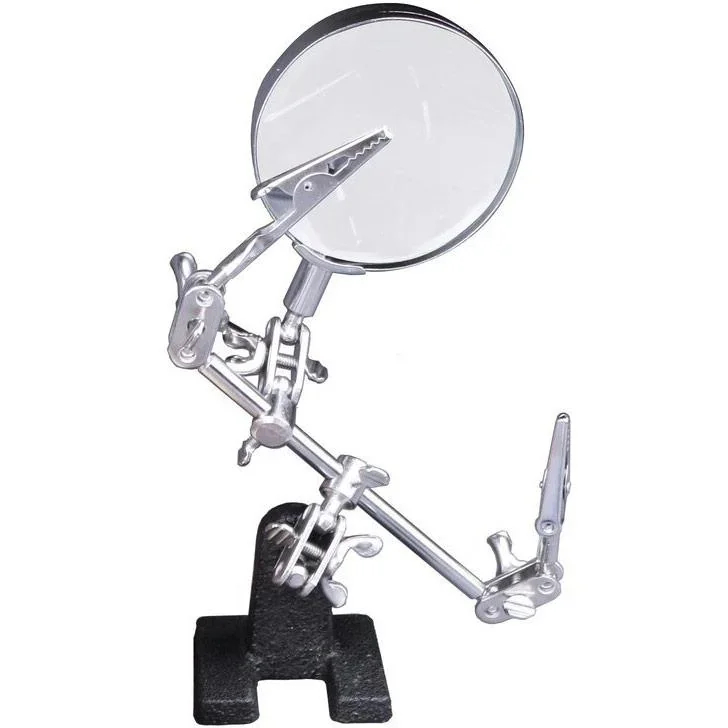 Werkzeug Lötset ECO LS30 inklusive Lötstation inkl. Werkzeug Löthilfe dritte Hand mit Lupe 5x65mm - 1