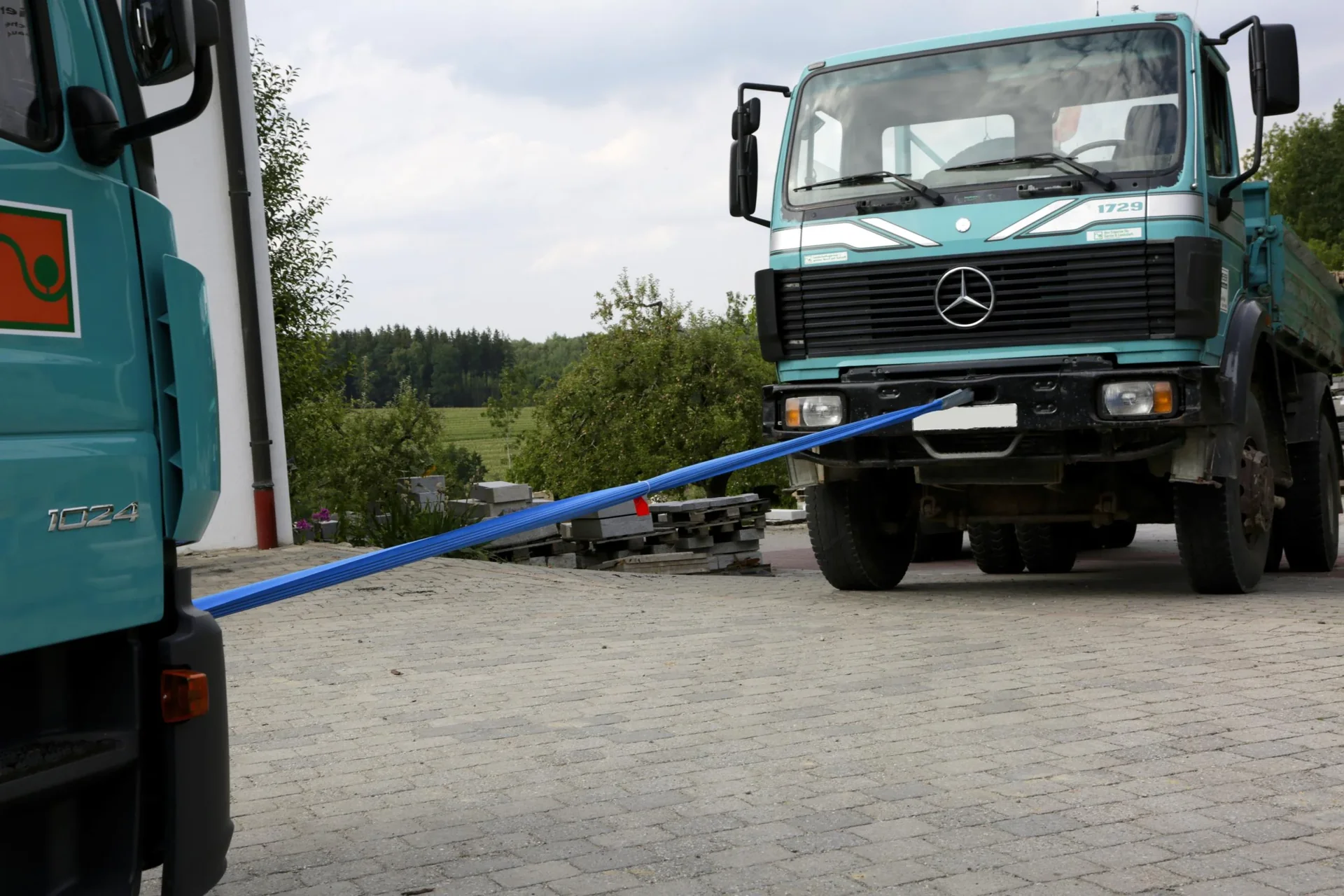 Abschleppschlinge, 35 t, 4 m, rot - 5