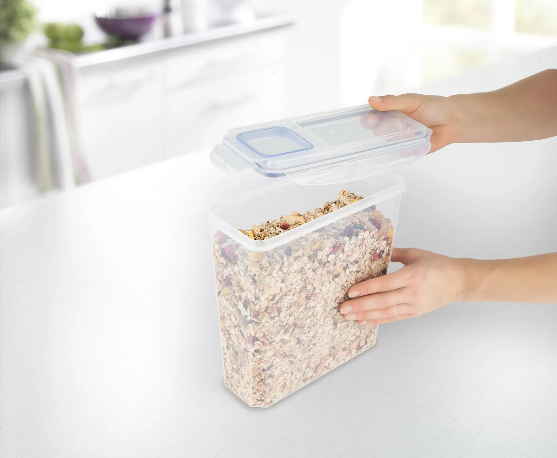 Frischhaltedosen Klick-it 8 teilig, blau - 5