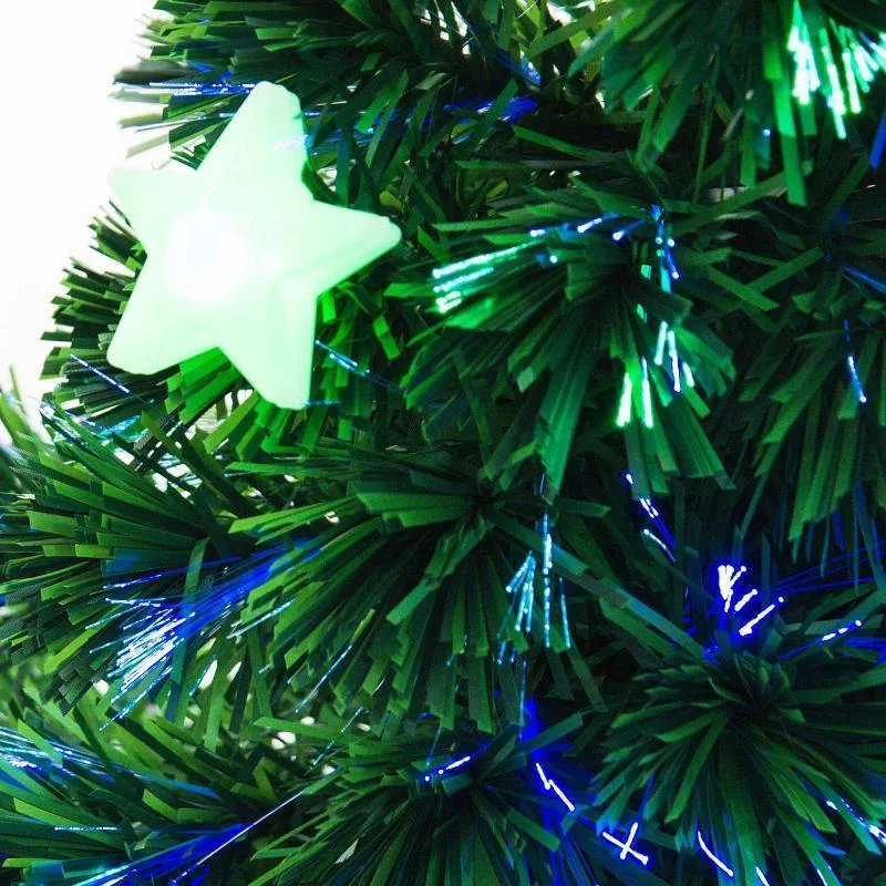 Weihnachtsbaum 0,9 m Christbaum Kunsttanne 90 Äste mit LED-Lichtern - 1