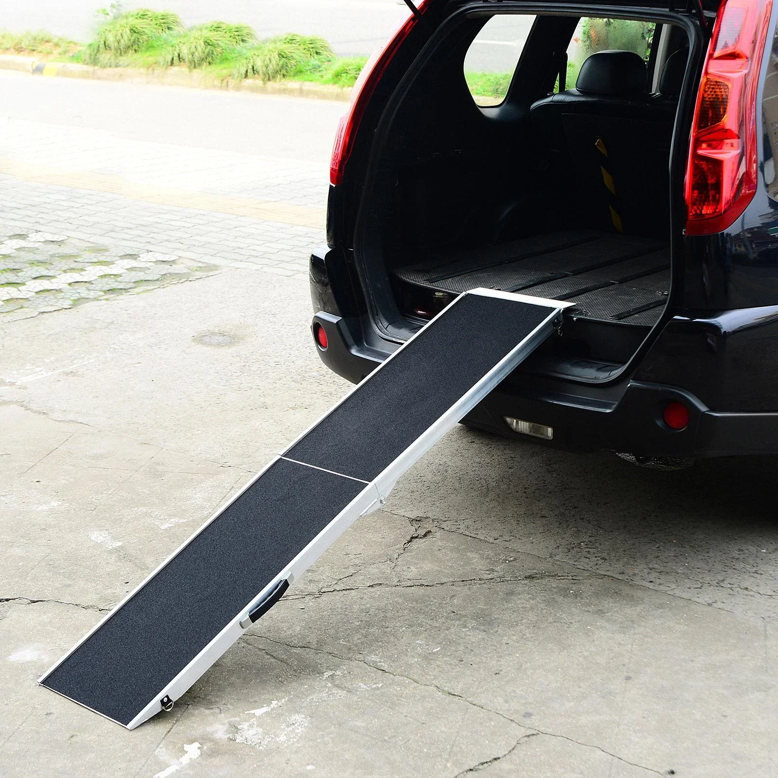Alu Hunderampe PKW Einstiegshilfe klappbar - 5