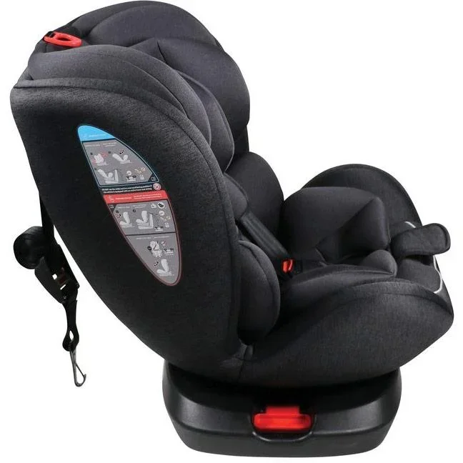Kindersitz/Autositz ISOFIX 360 Grad drehbar - Grau - Gruppe 0+/1/2/3 - 3