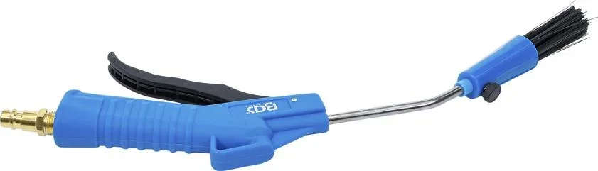 Druckluft-Ausblaspistole mit Pinsel - 0