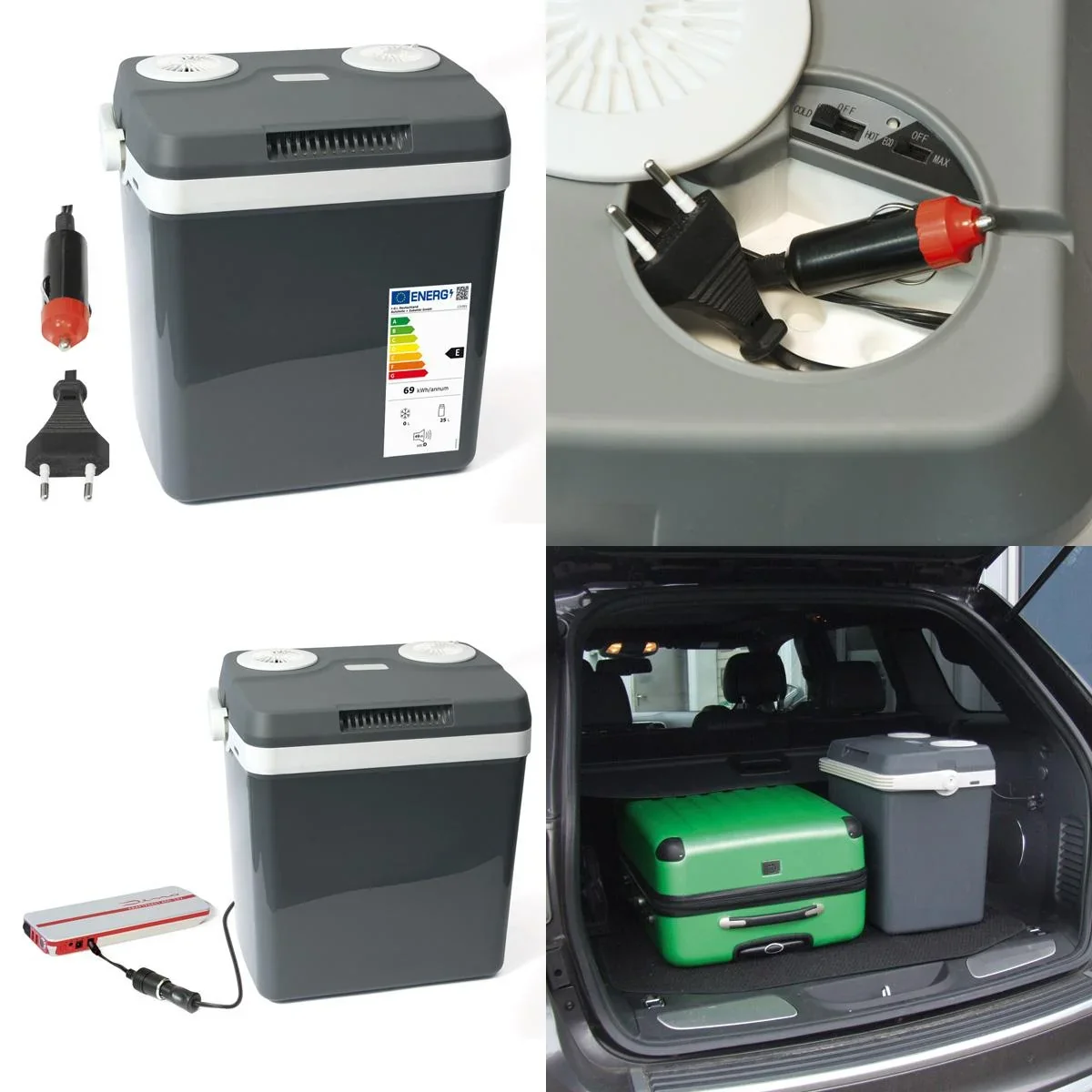 Thermoelektrische Kühlbox 25 Liter - 12V / 230 Volt - 0