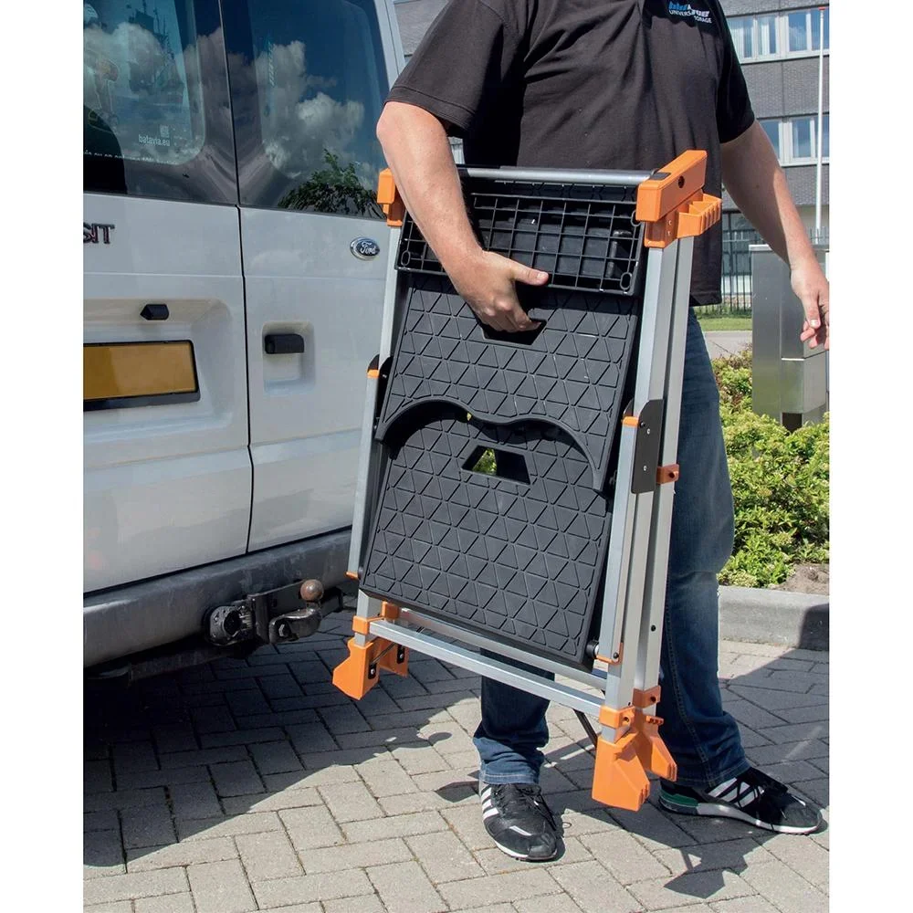 MULTIFUNKTIONALE WERKBANK UND TRITTLEITER IN EINE EINHEIT VERWANDELN - 1